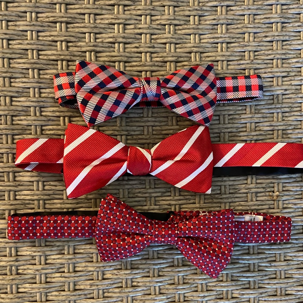 Designer Boys Clip On Bow Tie Lot